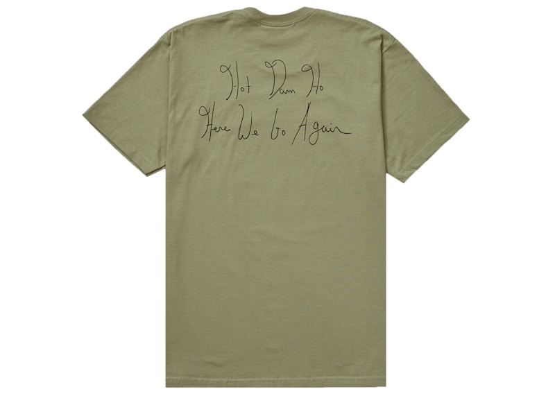 Supreme Lil Kim Tee 'Light Olive' 圖 2