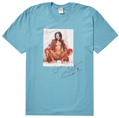 Supreme x Lil Kim Tee 'Light Slate' Buy Supreme x Lil Kim Tee 'Light Slate'