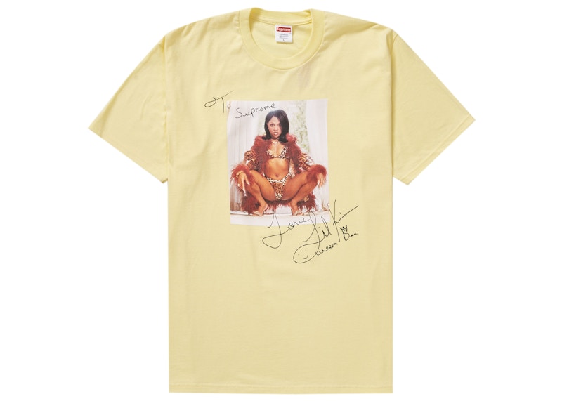 Buy Supreme x Lil Kim Camiseta 'Amarillo Pálido'