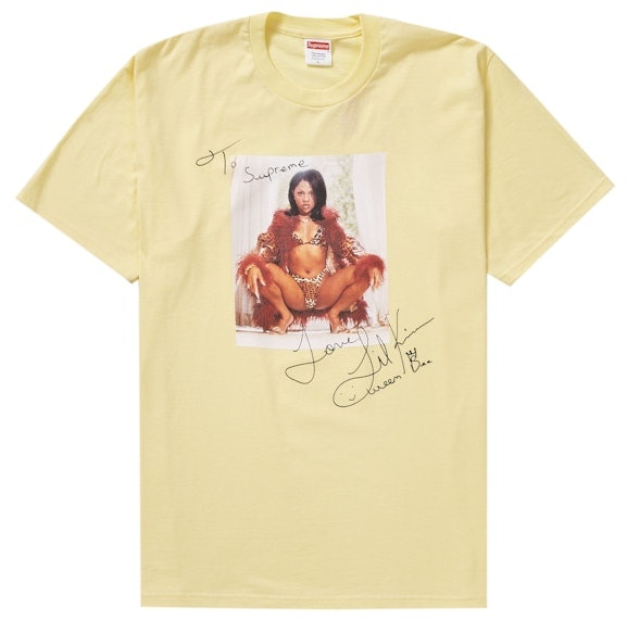 supreme-lil-kim-tee-pale-yellow