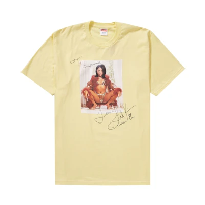 Supreme Lil Kim Tee 'Pale Yellow'