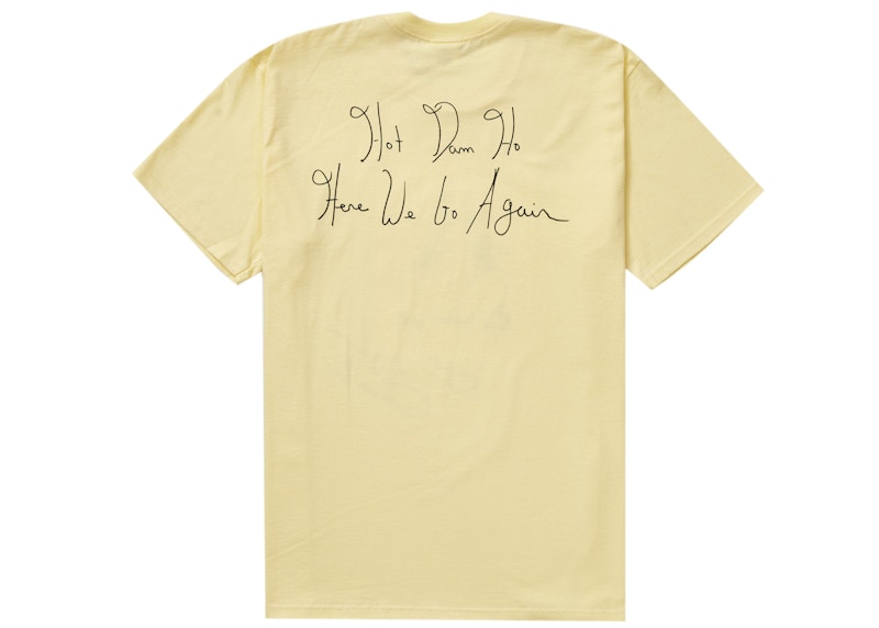 Order Supreme x Lil Kim Camiseta 'Amarillo Pálido'