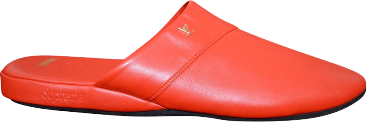 Supreme x 2025 louis vuitton slippers