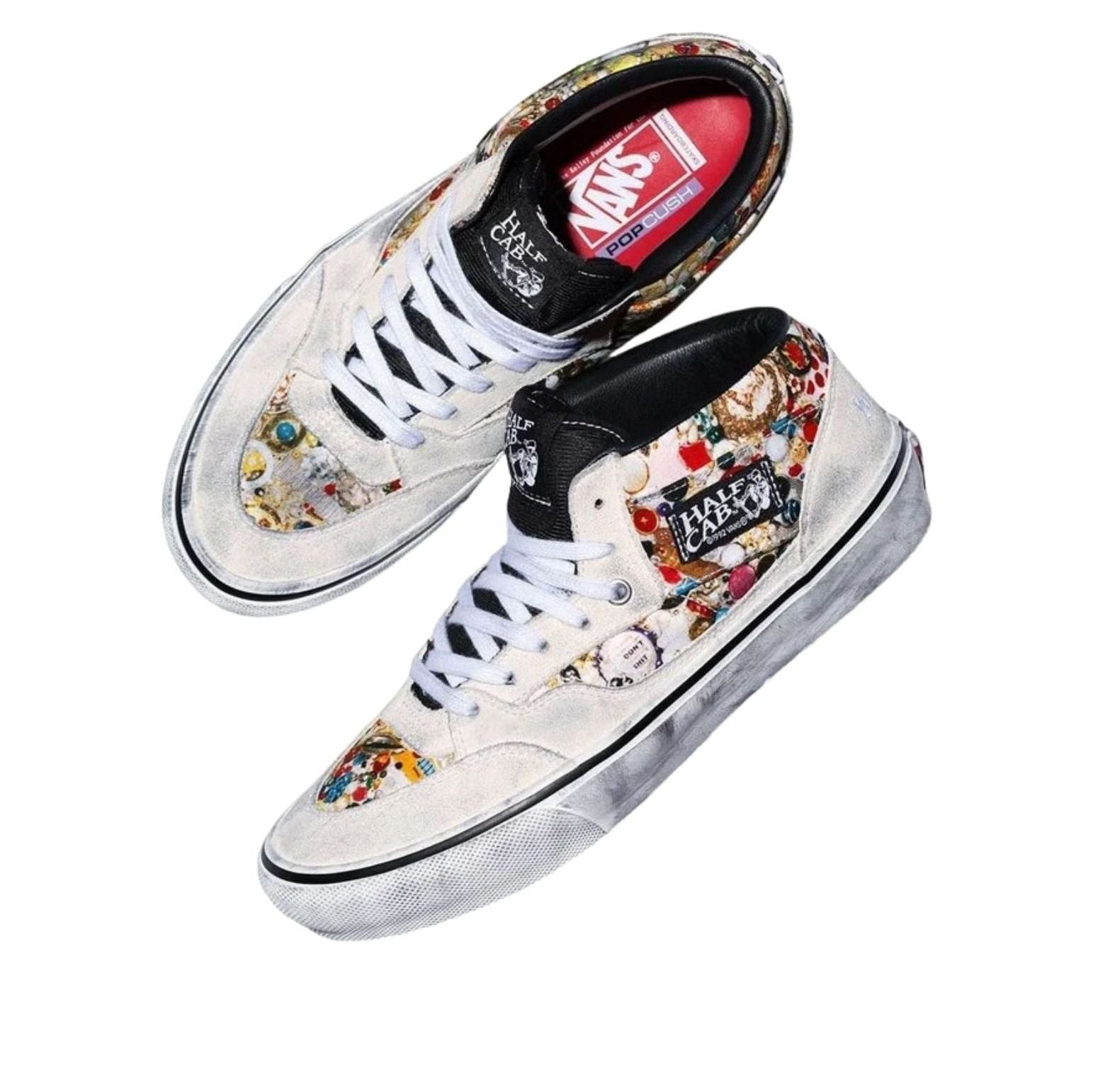 Order Supreme x Mike Kelley x Vans 半卡帆布鞋 ''白色'' 00005-1002600SXMKXH-WHIT VN00112HNTR