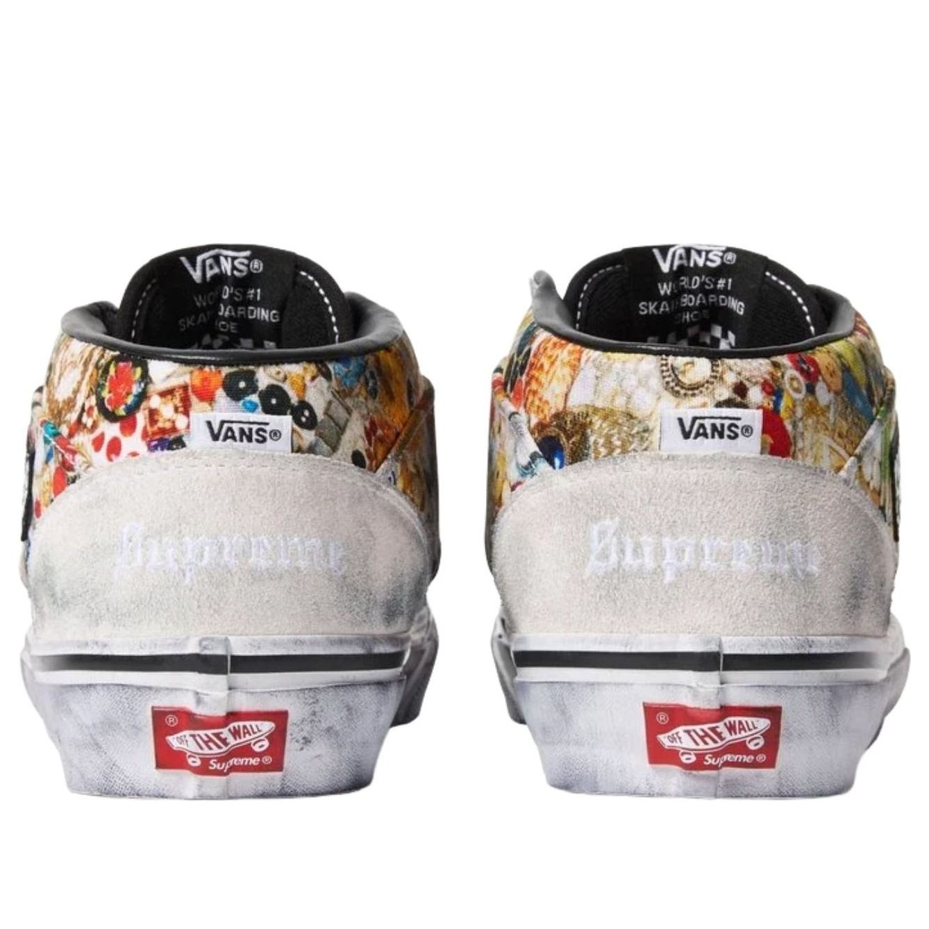 Purchase Supreme x Mike Kelley x Vans 半卡帆布鞋 ''白色'' 00005-1002600SXMKXH-WHIT VN00112HNTR