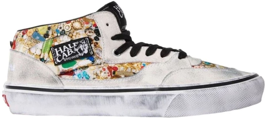 Supreme x Mike Kelley x Vans 半卡帆布鞋 ''白色'' 00005-1002600SXMKXH-WHIT VN00112HNTR Details for Supreme x Mike Kelley x Vans 半卡帆布鞋 ''白色'' 00005-1002600SXMKXH-WHIT VN00112HNTR