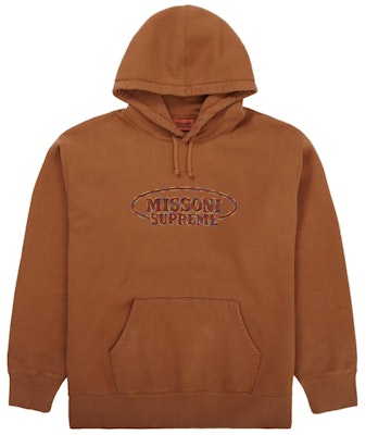 Supreme x Missoni Hooded Sweatshirt Brown Buy Supreme x Missoni Hooded Sweatshirt Brown