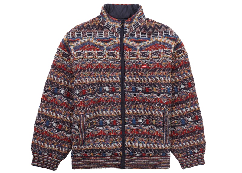 Supreme x Missoni Reversible Knit Jacket Navy