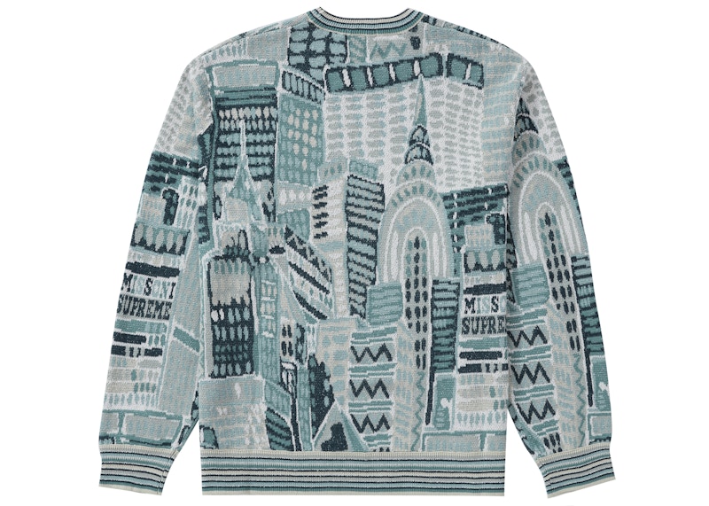 Order 슈프림 x 미쏘니 화이트 스웨터 
