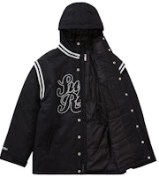 Chaqueta Deportiva Acolchada Supreme x Mitchell & Ness 'Negra' Order Chaqueta Deportiva Acolchada Supreme x Mitchell & Ness 'Negra'