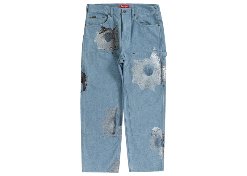 Supreme x Nate Lowman Double Knee Painter Pant Denim