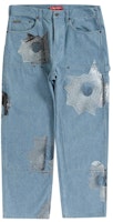 Supreme x Nate Lowman Double Knee Painter Pant Denim Supreme x Nate Lowman Double Knee Painter Pant Denim