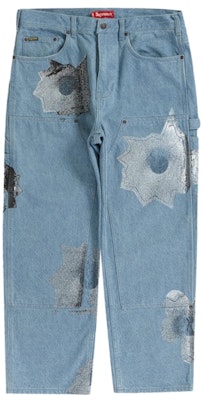 Supreme x Nate Lowman Double Knee Painter Pant Denim Buy Supreme x Nate Lowman Double Knee Painter Pant Denim