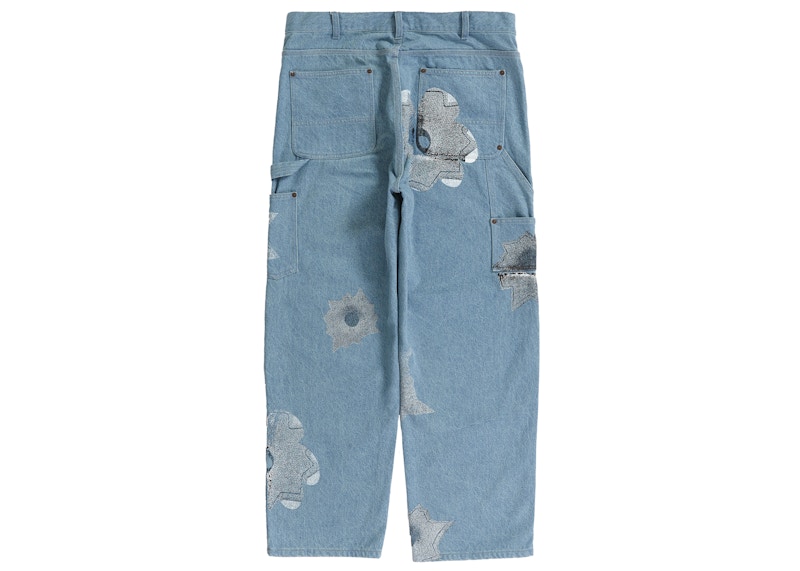 Order 슈프림 x 네이트 로우만 페인터 데님 팬츠 
