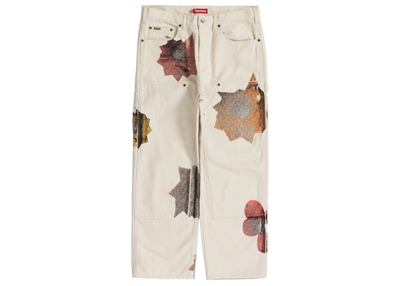 Supreme x Nate Lowman Double Knee Painter Pant Natural