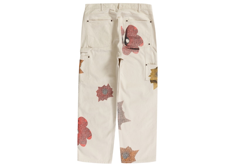 Order Supreme x Nate Lowman Pantalón Pintor Double Knee Natural