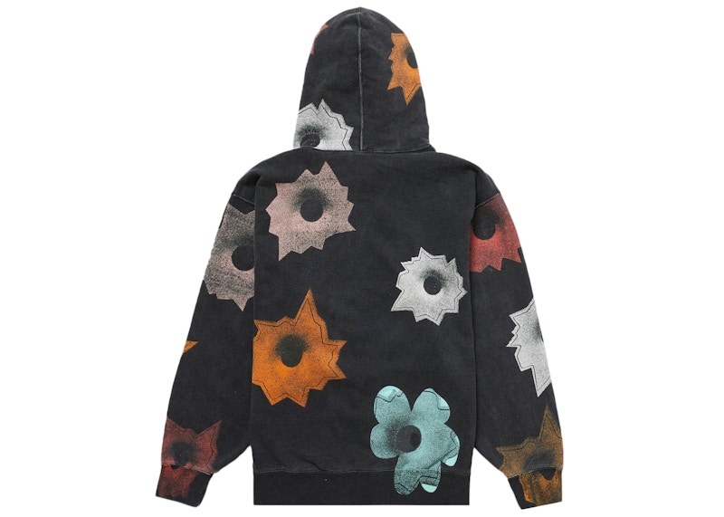 Supreme Nate Lowman Hooded Sweatshirt Black 圖 2