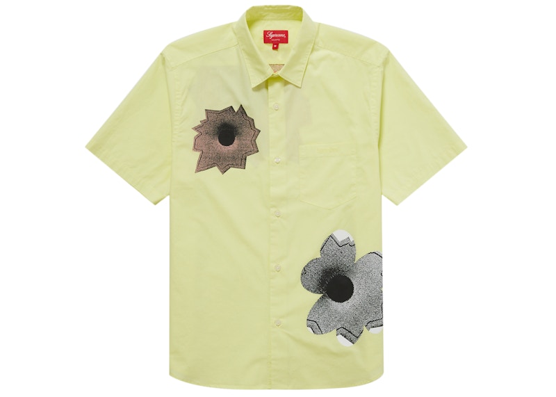 Supreme x Nate Lowman S/S Shirt Pale Yellow