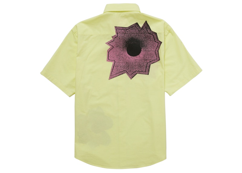 Order Supreme x Nate Lowman S/S Shirt Pale Yellow