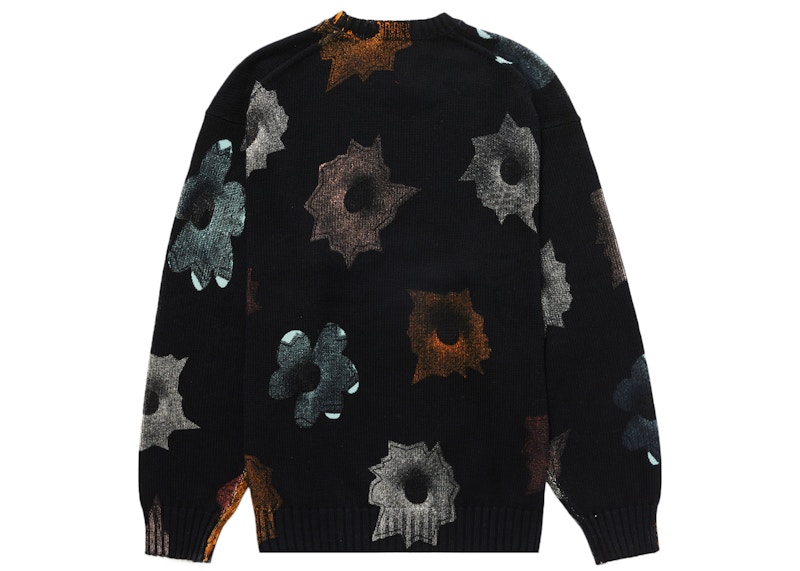 Order Supreme x Nate Lowman 黑色毛衣
