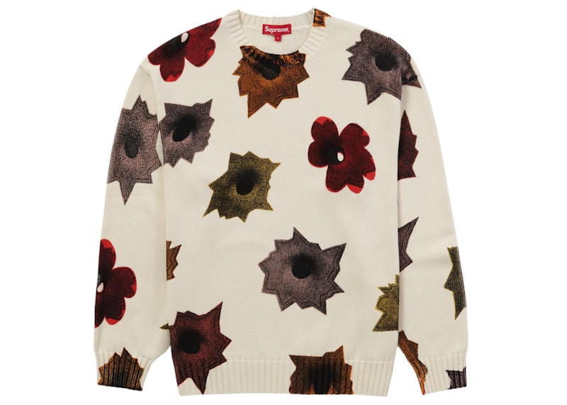 Supreme x Nate Lowman Sweater White