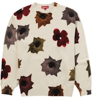 Supreme x Nate Lowman Sweater White Supreme x Nate Lowman Sweater White