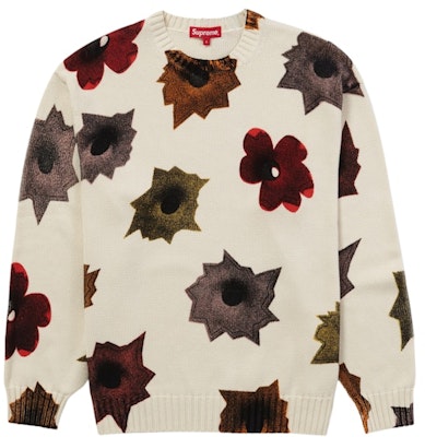 Supreme x Nate Lowman 白色毛衣 Buy Supreme x Nate Lowman 白色毛衣
