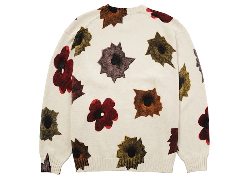 Order Supreme x Nate Lowman 白色毛衣