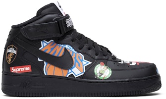 Supreme x NBA x Nike Air Force 1 Mid 07 'Black' AQ8017-001 Supreme x NBA x Nike Air Force 1 Mid 07 'Black' AQ8017-001