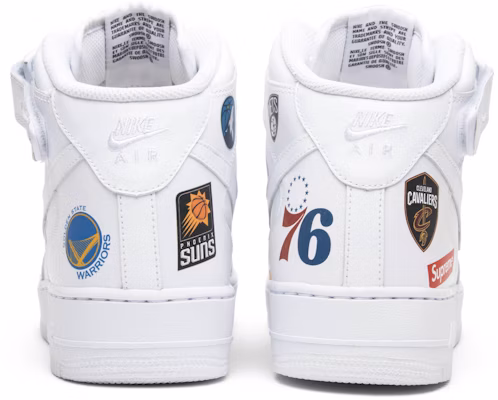 Supreme x NBA x Nike Air Force 1 Mid 07 'White' AQ8017-100 Details for Supreme x NBA x Nike Air Force 1 Mid 07 'White' AQ8017-100