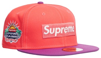 Supreme x New Era 2-Tone Box Logo ' Coral' Supreme x New Era 2-Tone Box Logo ' Coral'