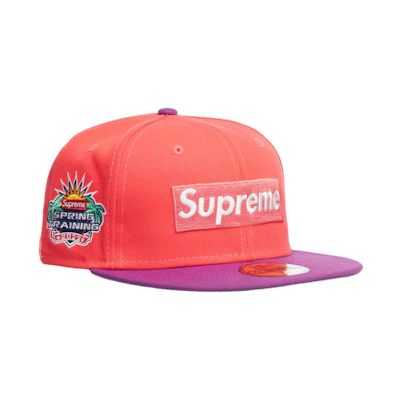 Supreme New Era 2-Tone Box Logo ' Coral'
