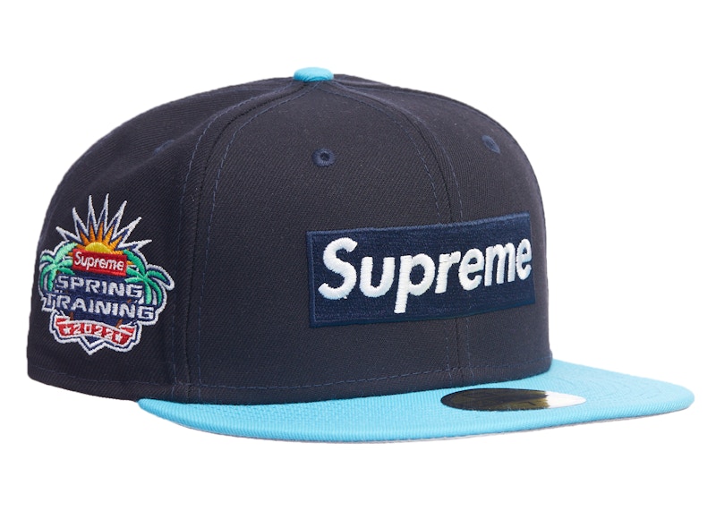 Supreme x New Era 2-Tone Box Logo 'Blue'
