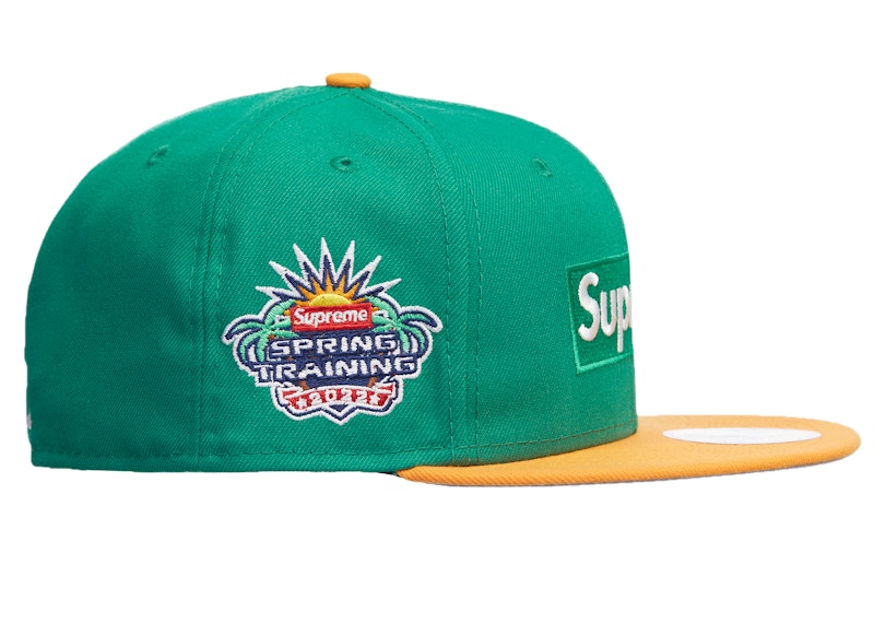 Lookbook Supreme x New Era Logo Caja Bicolor 'Verde'