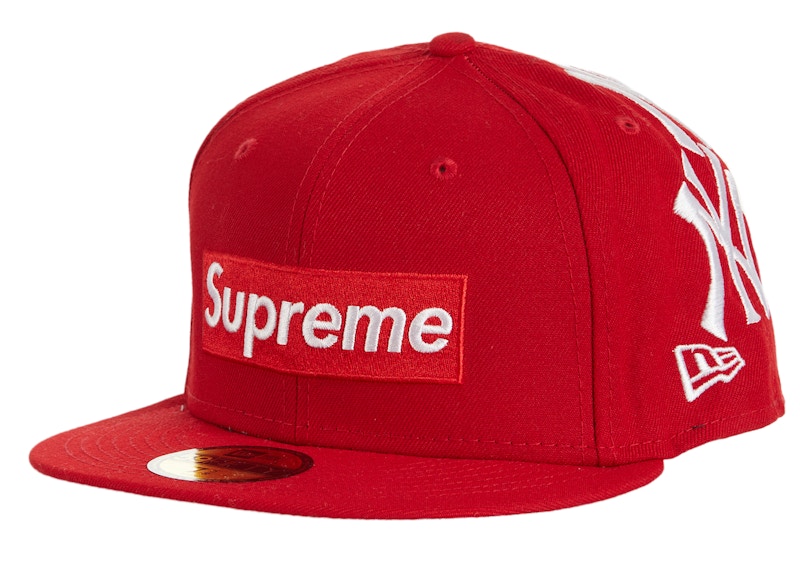 Supreme x New York Yankees x New Era Box Logo "Red"