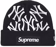 Supreme x New York Yankees x New Era Box Logo Beanie "Black" Supreme x New York Yankees x New Era Box Logo Beanie "Black"