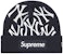Supreme x New York Yankees x New Era Box Logo Beanie Navy