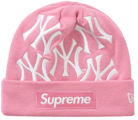 Supreme x New York Yankees x New Era Box Logo Topi Dingin Pink Buy Supreme x New York Yankees x New Era Box Logo Topi Dingin Pink