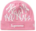 Buy Supreme x New York Yankees x New Era Box Logo Topi Dingin Pink