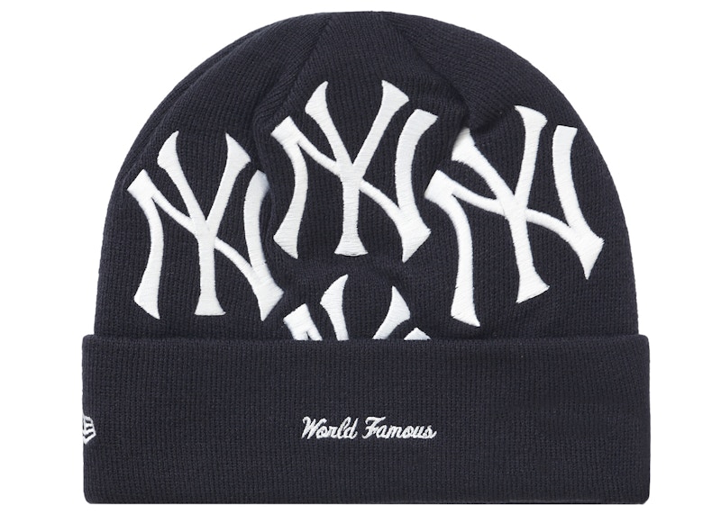 Order Supreme x Yankees x New Era ボックスロゴビーニー (ネイビー)
