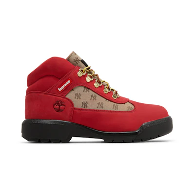 Supreme New York Yankees Timberland Field Boot 'Red'