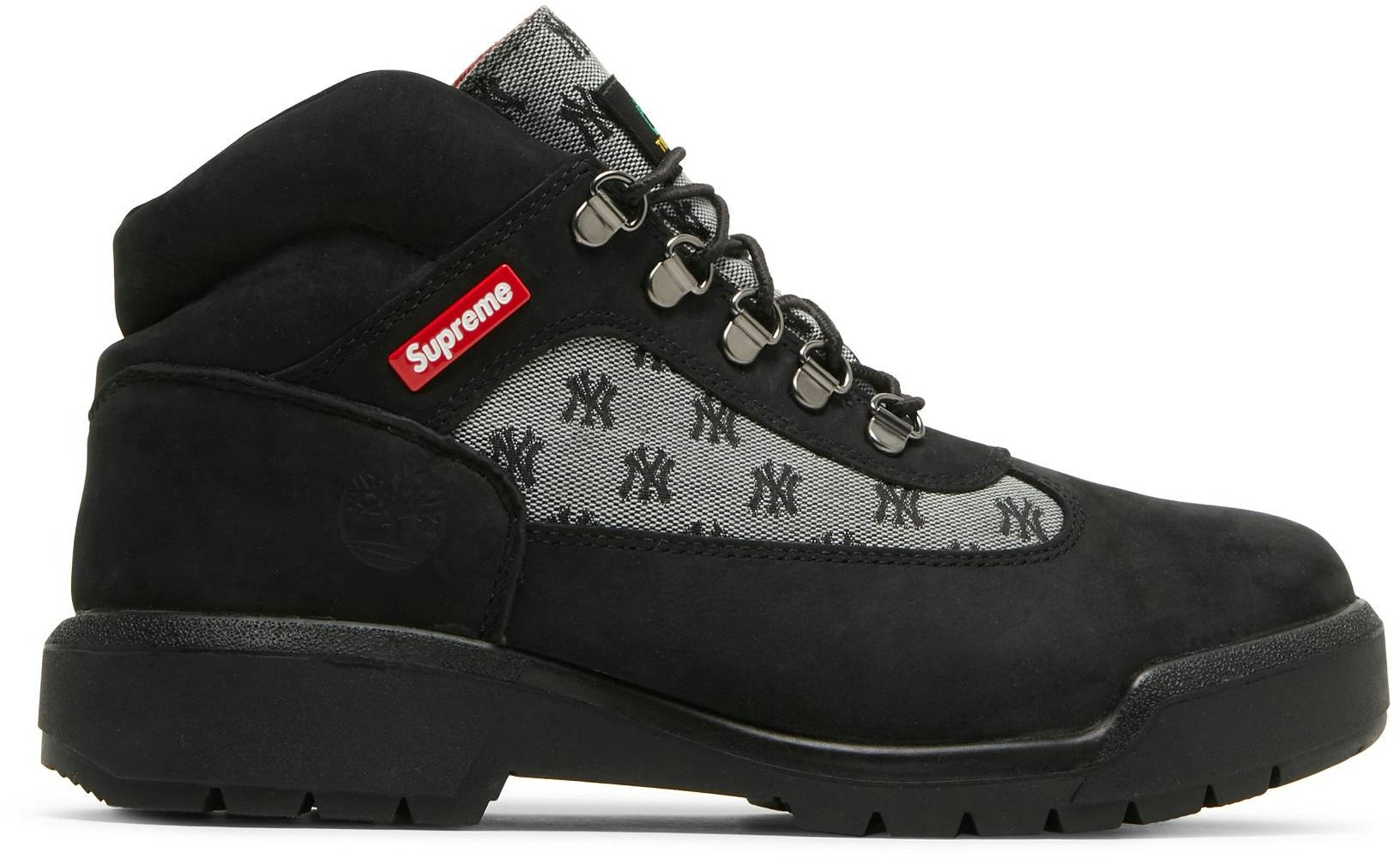 Supreme x New York Yankees x Timberland Field Boot Black