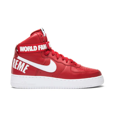 Supreme Nike Air Force 1 High SP 'Red'