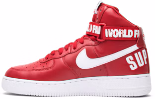 Lookbook Supreme x Nike Air Force 1 高筒 SP '紅色' 698696-610