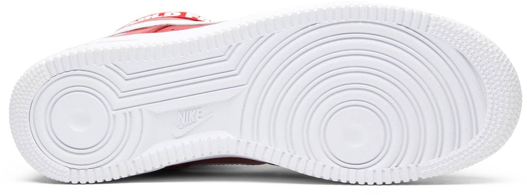 슈프림 x 나이키 에어포스 1 하이 SP '레드' 698696-610 Shop 슈프림 x 나이키 에어포스 1 하이 SP '레드' 698696-610