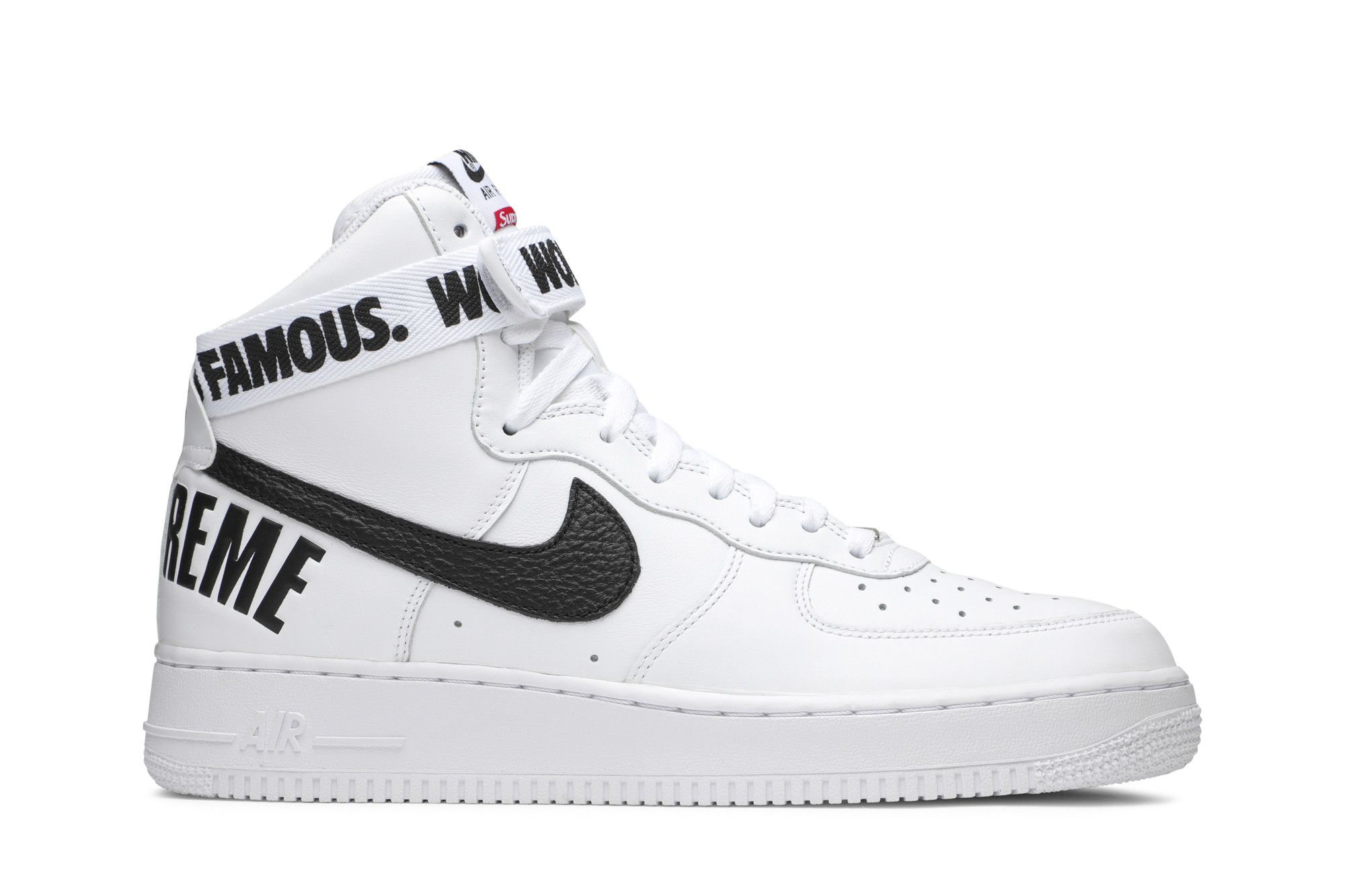 Supreme x Nike Air Force 1 High Supreme 'White' 698696-100