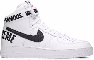 Supreme x Nike Air Force 1 High Supreme 'White' 698696-100 Supreme x Nike Air Force 1 High Supreme 'White' 698696-100