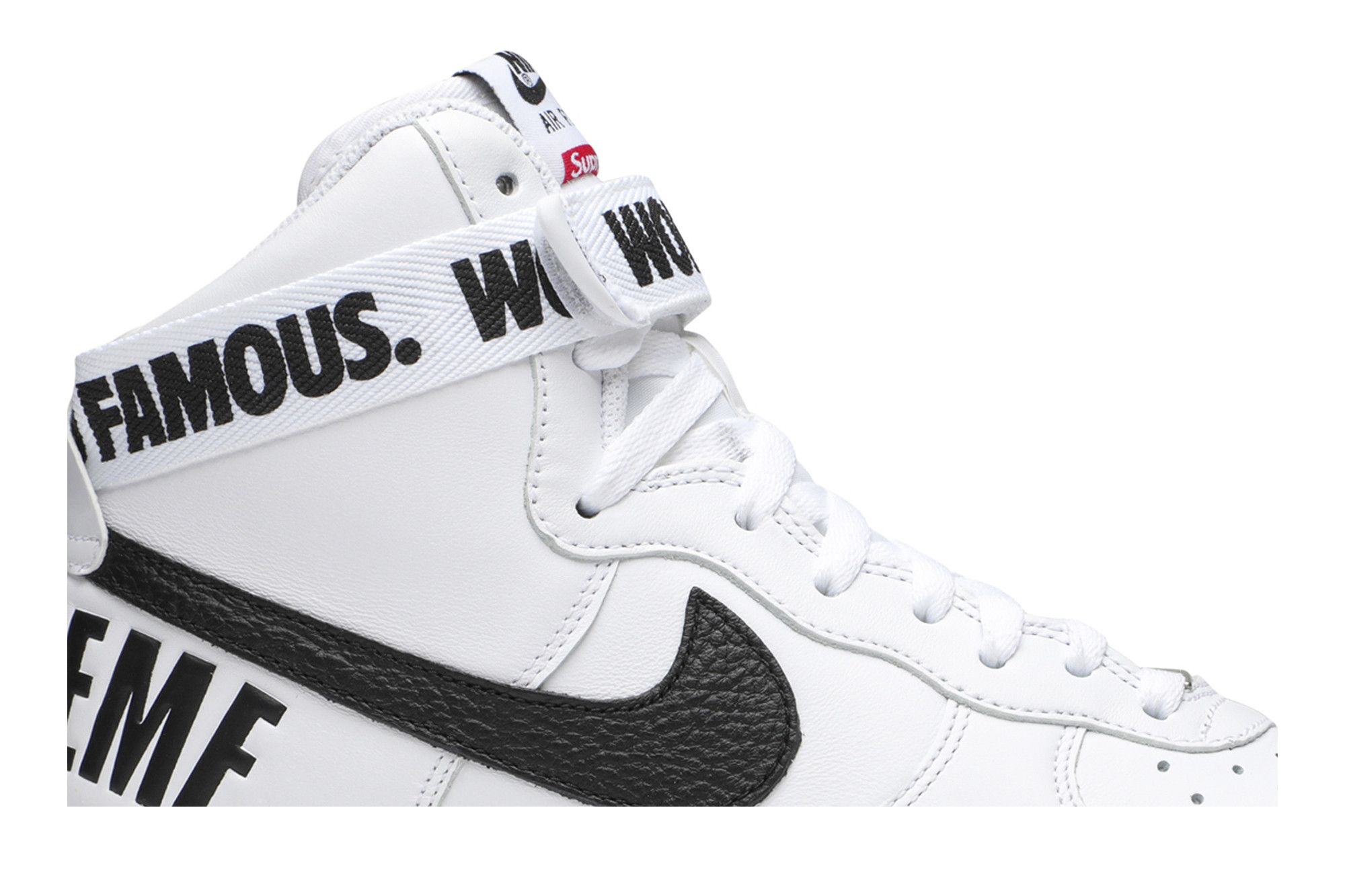 Lookbook Supreme x Nike 空軍 1 代 高筒 Supreme '白色' 698696-100