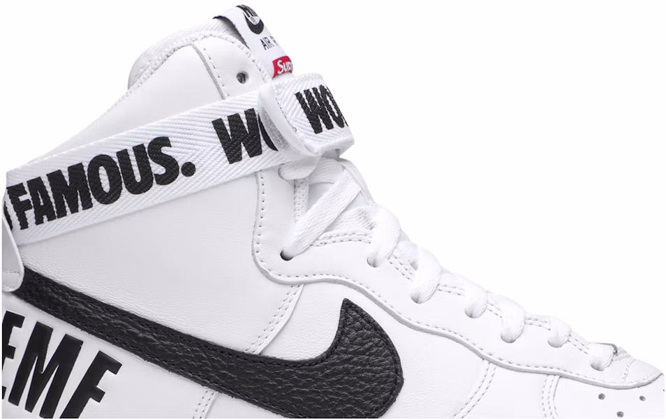 Supreme x Nike 空軍 1 代 高筒 Supreme '白色' 698696-100 Lookbook Supreme x Nike 空軍 1 代 高筒 Supreme '白色' 698696-100
