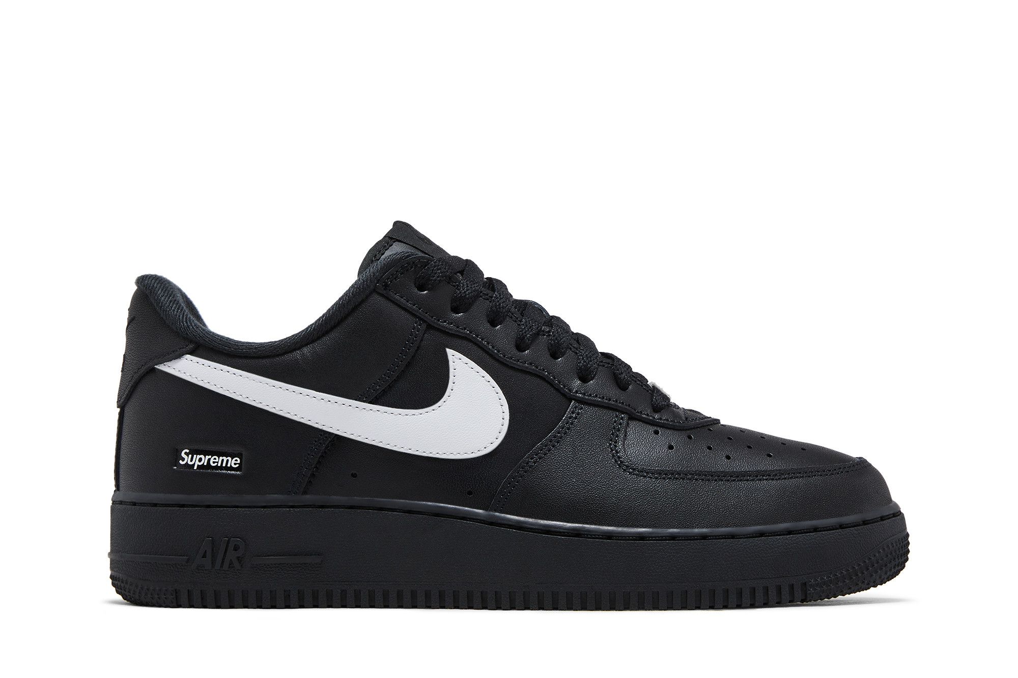 Supreme x Nike Air Force 1 Low 'Box Logo - Black White' CU9225-002